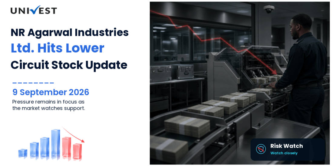 NR Agarwal Industries Ltd. Hits Lower Circuit on BSE, 9 September 2026