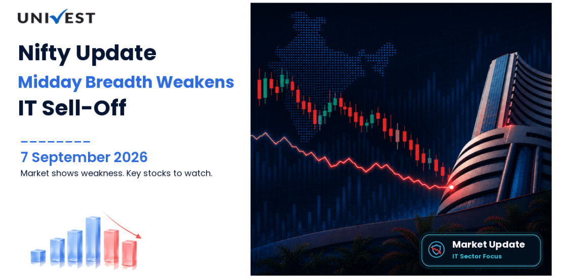 Nifty 50 Today: Midday Breadth Weakens on IT Sell-Off