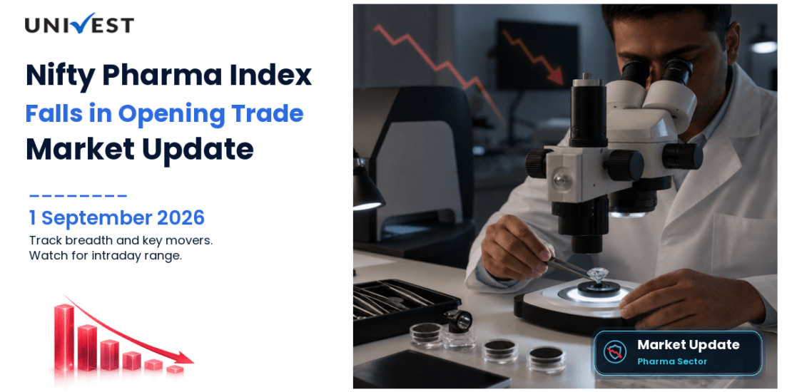 Nifty Pharma Today: Index Falls 1.26% in Opening Trade