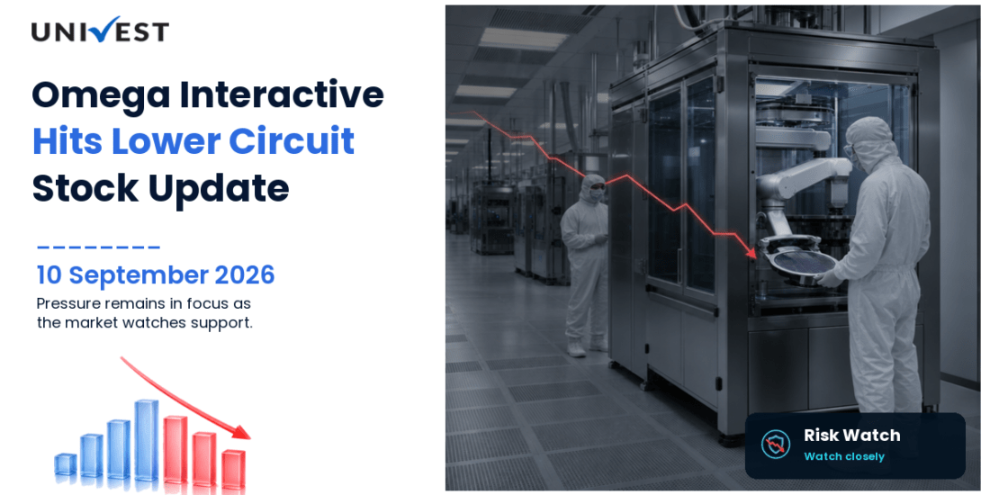 Omega Interactive Technologies Ltd. Hits Lower Circuit on BSE, 10 September 2026