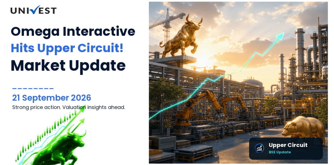 Omega Interactive Technologies Ltd. Hits Upper Circuit on BSE, 21 September 2026