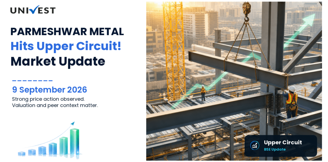 PARMESHWAR METAL LIMITED Hits Upper Circuit on BSE, 9 September 2026