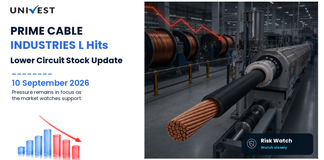 PRIME CABLE INDUSTRIES L Hits Lower Circuit on NSE, 10 September 2026