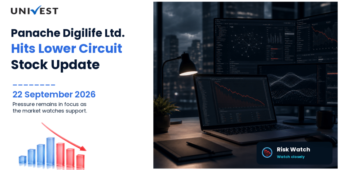 Panache Digilife Ltd. Hits Lower Circuit on NSE, 22 September 2026