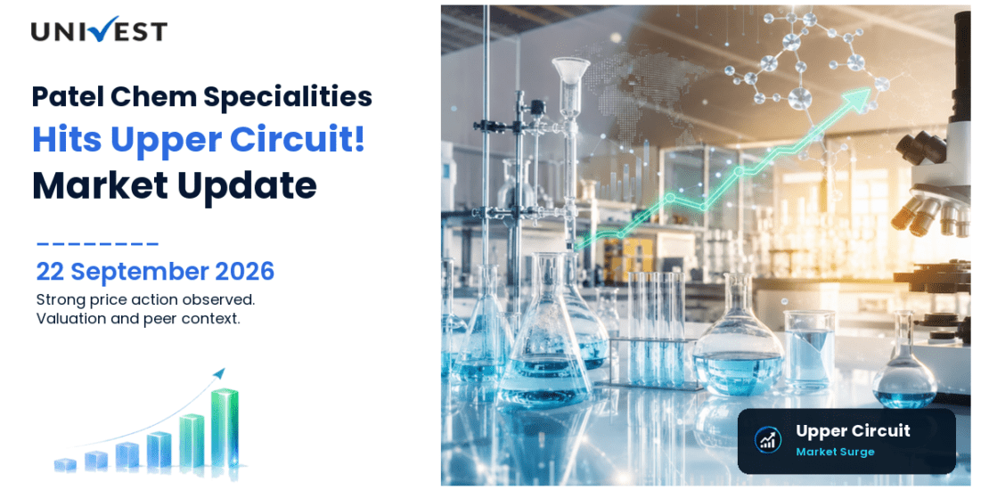 Patel Chem Specialities Ltd. Hits Upper Circuit on BSE, 22 September 2026