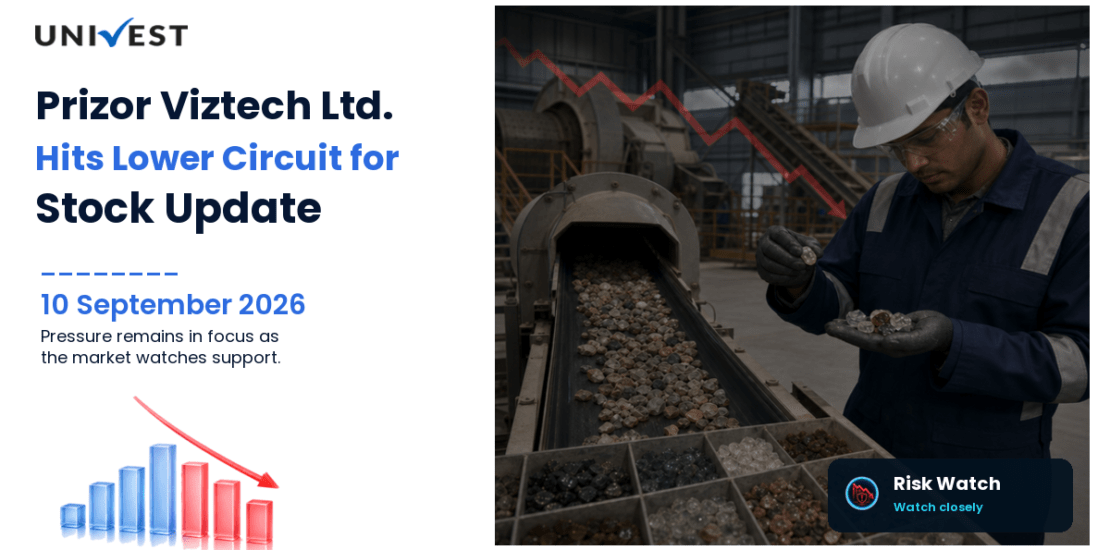Prizor Viztech Ltd. Hits Lower Circuit for the 2nd Straight Session on NSE, 10 September 2026