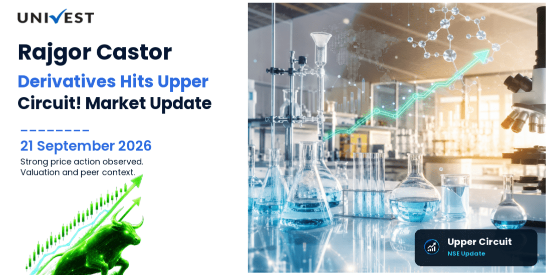 Rajgor Castor Derivatives Ltd. Hits Upper Circuit on NSE, 21 September 2026