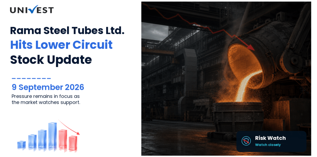 Rama Steel Tubes Ltd. Hits Lower Circuit on BSE, 9 September 2026