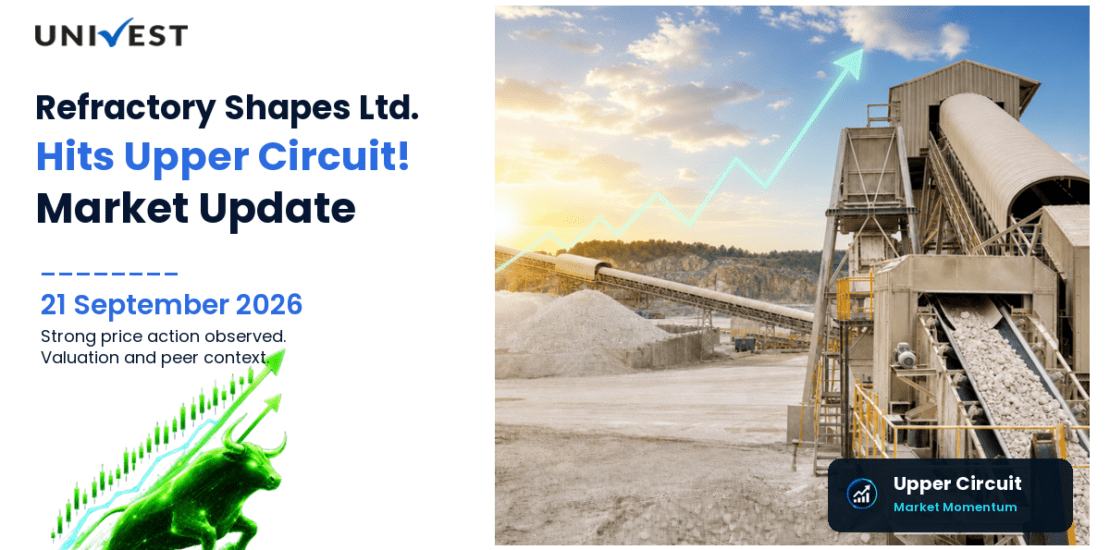 Refractory Shapes Ltd. Hits Upper Circuit on NSE, 21 September 2026