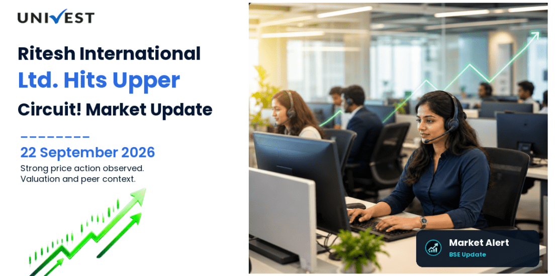Ritesh International Ltd. Hits Upper Circuit on BSE, 22 September 2026