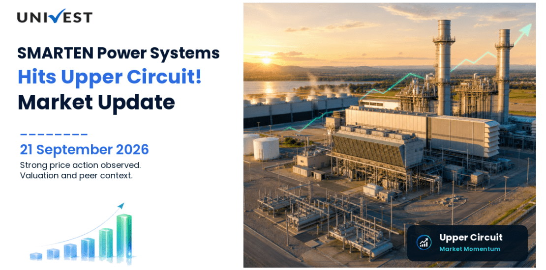 SMARTEN POWER SYSTEMS LTD Hits Upper Circuit on NSE, 21 September 2026