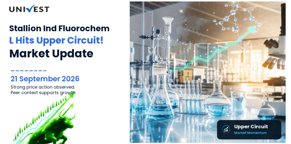 STALLION IND FLUOROCHEM L Hits Upper Circuit on BSE, 21 September 2026
