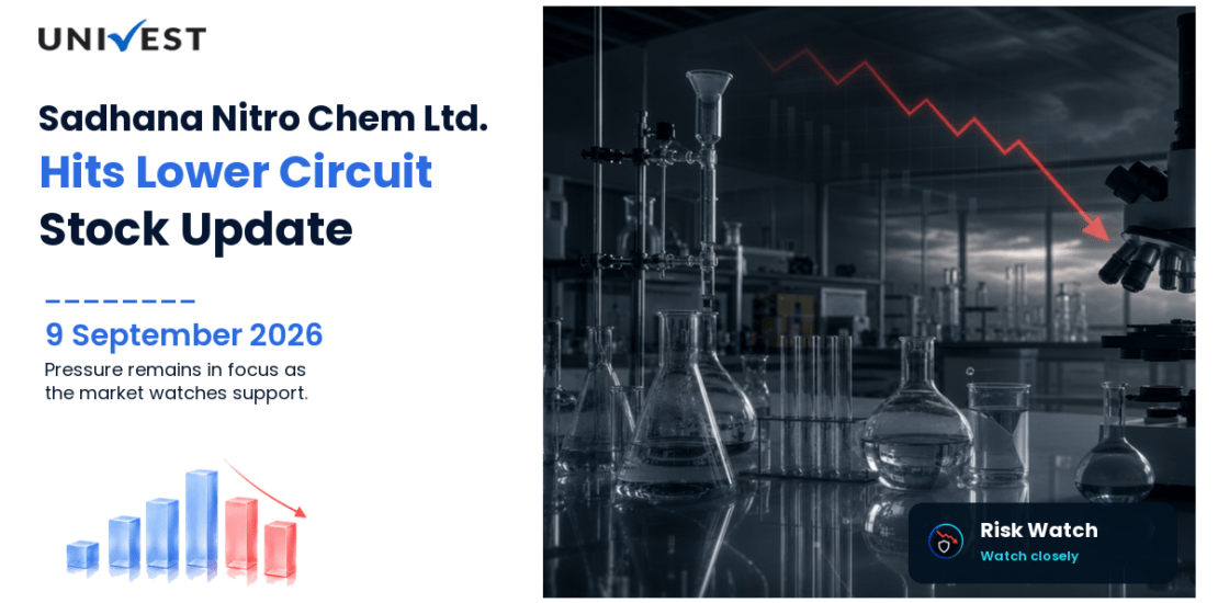 Sadhana Nitro Chem Ltd. Hits Lower Circuit on NSE, 9 September 2026