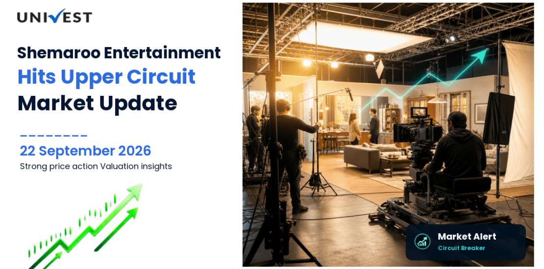 Shemaroo Entertainment Ltd. Hits Upper Circuit on BSE, 22 September 2026