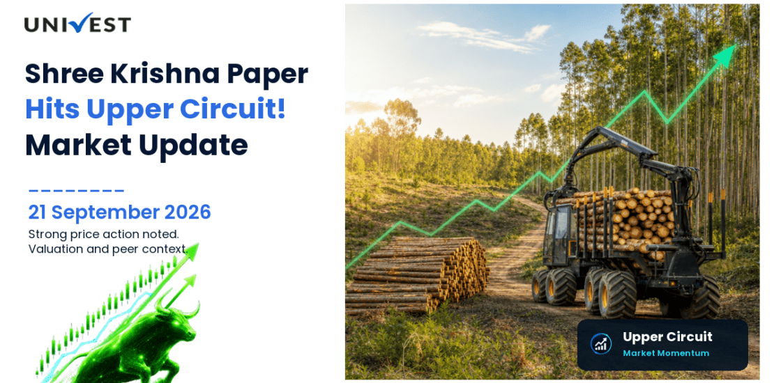 Shree Krishna Paper Mills & Industries Ltd. Hits Upper Circuit on BSE, 21 September 2026