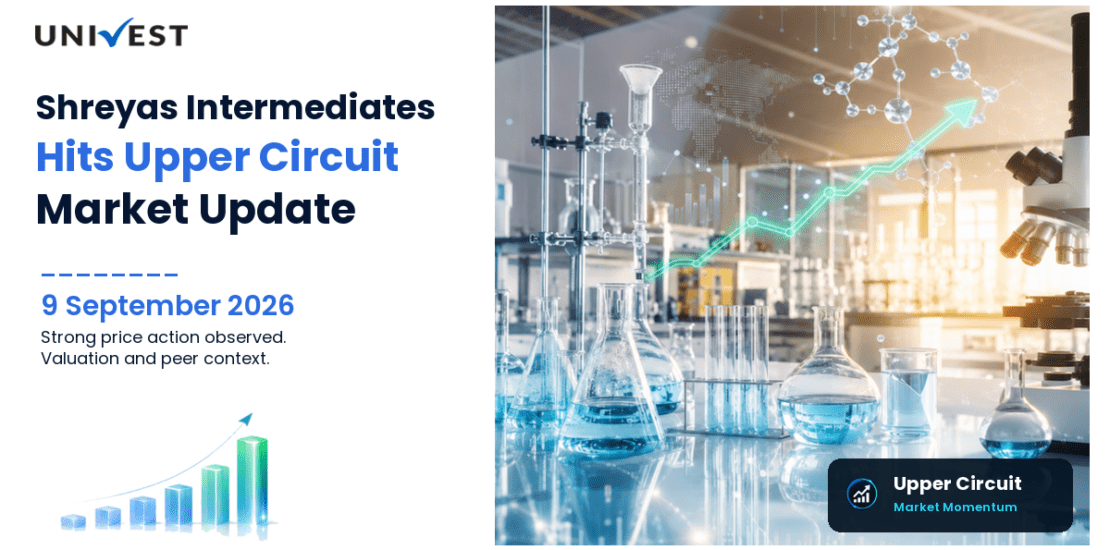 Shreyas Intermediates Ltd. Hits Upper Circuit on BSE, 9 September 2026