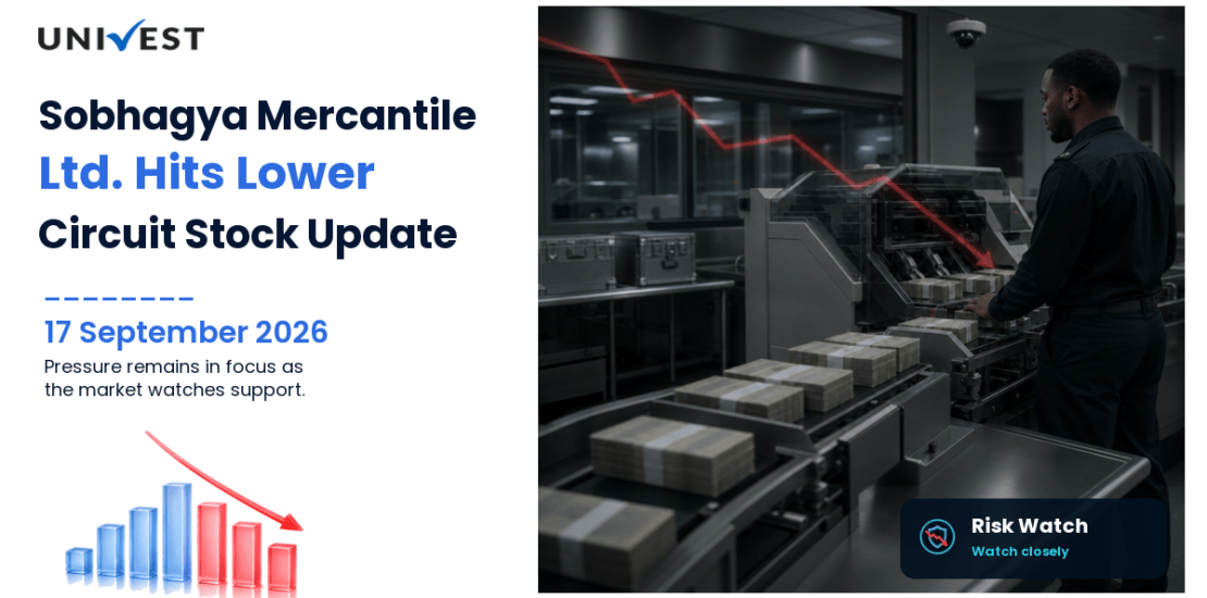 Sobhagya Mercantile Ltd. Hits Lower Circuit on BSE, 17 September 2026