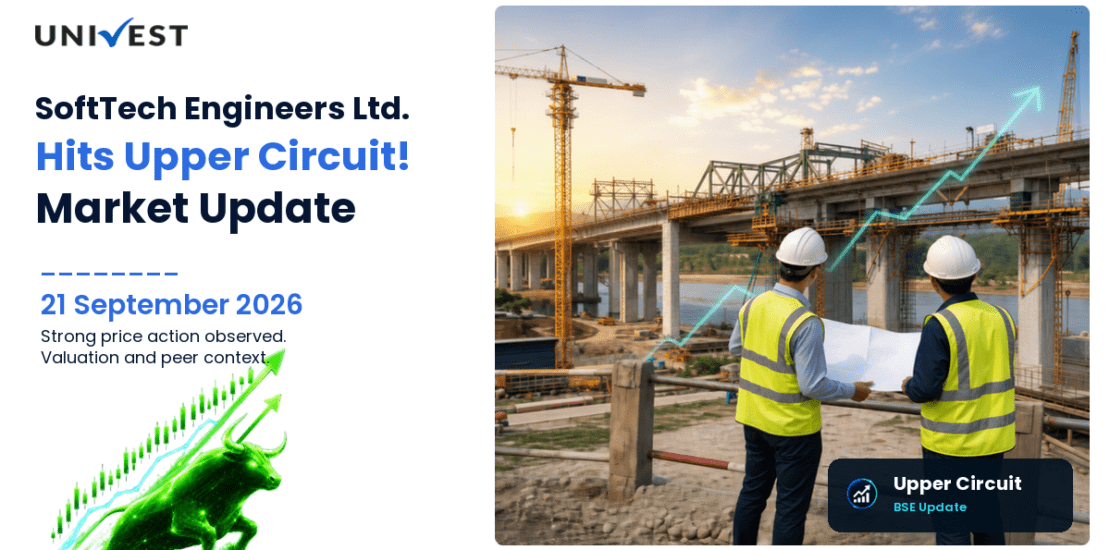 SoftTech Engineers Ltd. Hits Upper Circuit on BSE, 21 September 2026