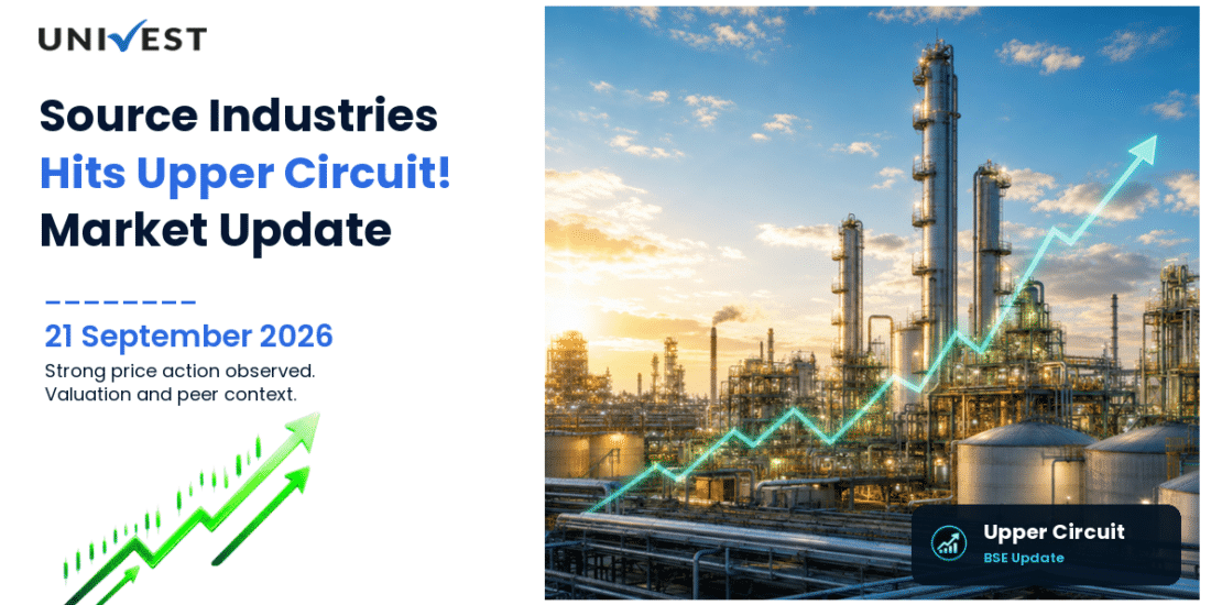 Source Industries (India) Ltd. Hits Upper Circuit on BSE, 21 September 2026