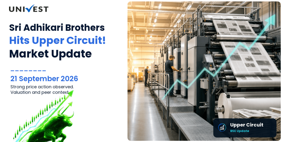 Sri Adhikari Brothers Television Network Ltd. Hits Upper Circuit on BSE, 21 September 2026