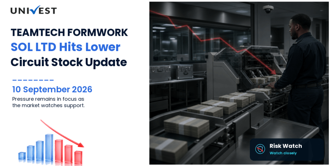 TEAMTECH FORMWORK SOL LTD Hits Lower Circuit on NSE, 10 September 2026