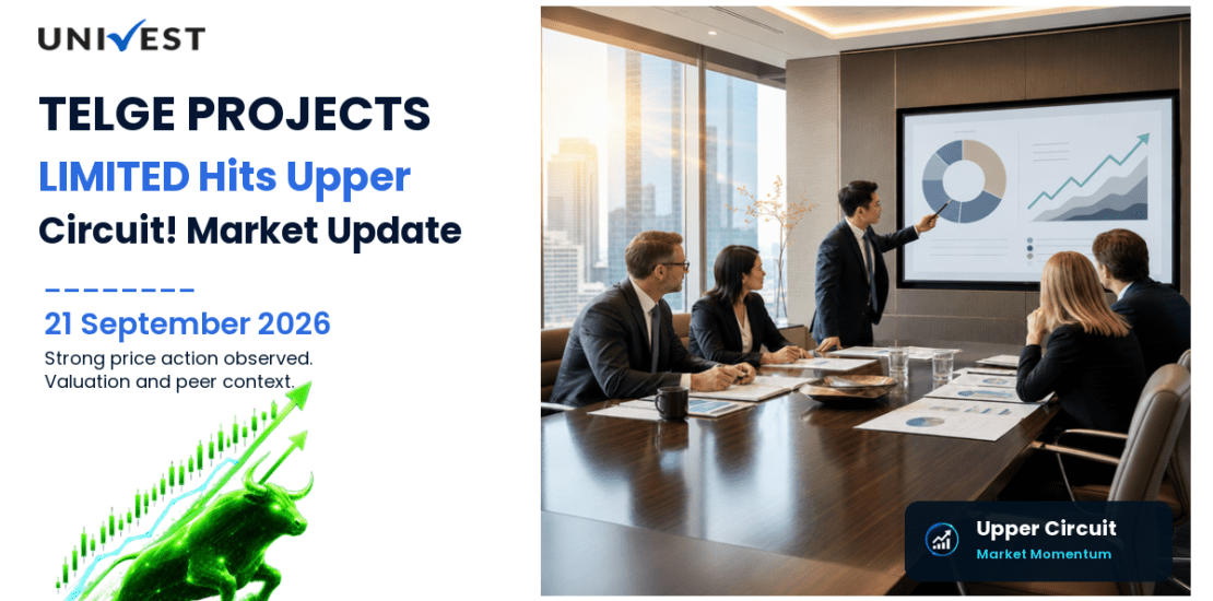 TELGE PROJECTS LIMITED Hits Upper Circuit on BSE, 21 September 2026