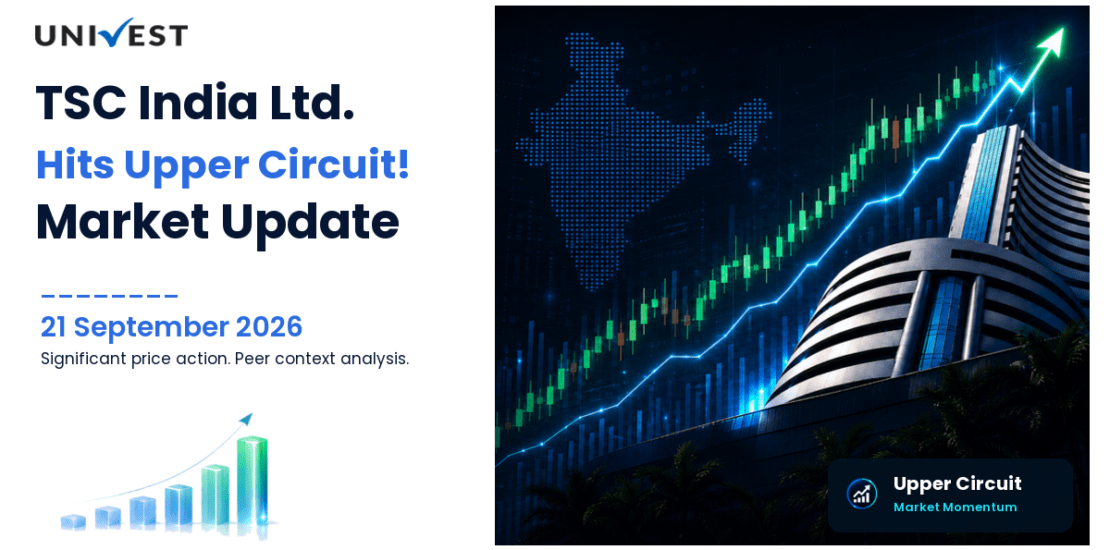 TSC India Ltd. Hits Upper Circuit on NSE, 21 September 2026