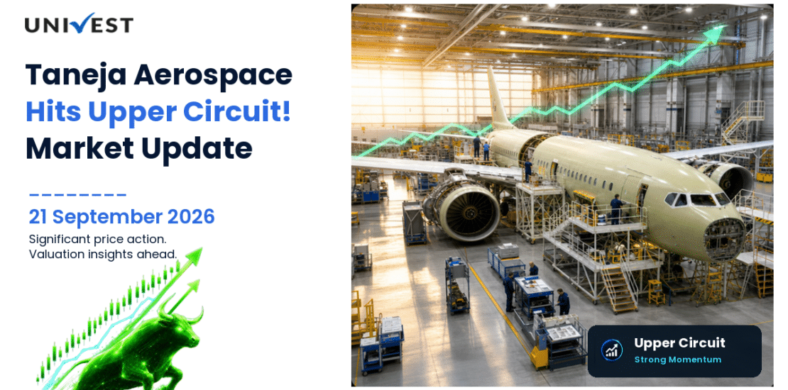 Taneja Aerospace & Aviation Ltd. Hits Upper Circuit on BSE, 21 September 2026