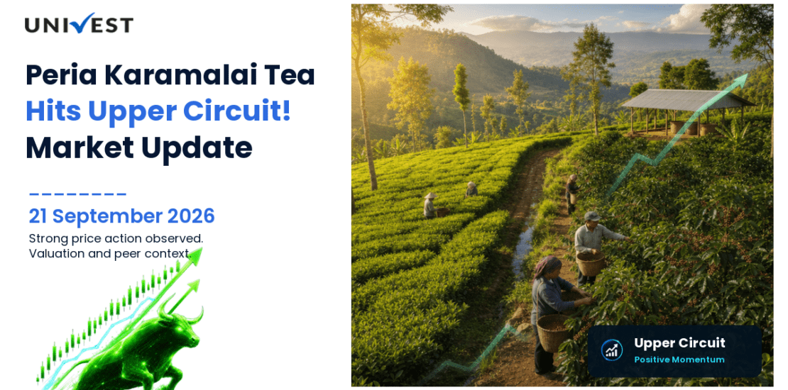 The Peria Karamalai Tea And Produce Company Ltd. Hits Upper Circuit on NSE, 21 September 2026