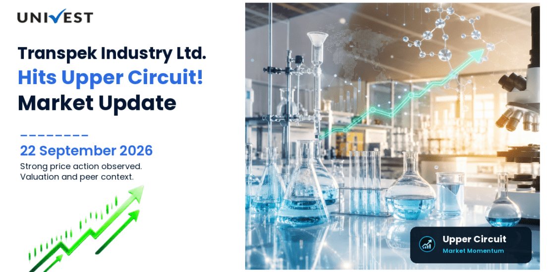 Transpek Industry Ltd. Hits Upper Circuit on BSE, 22 September 2026