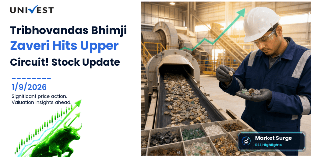 Tribhovandas Bhimji Zaveri Ltd. Hits Upper Circuit on BSE, 1 September 2026