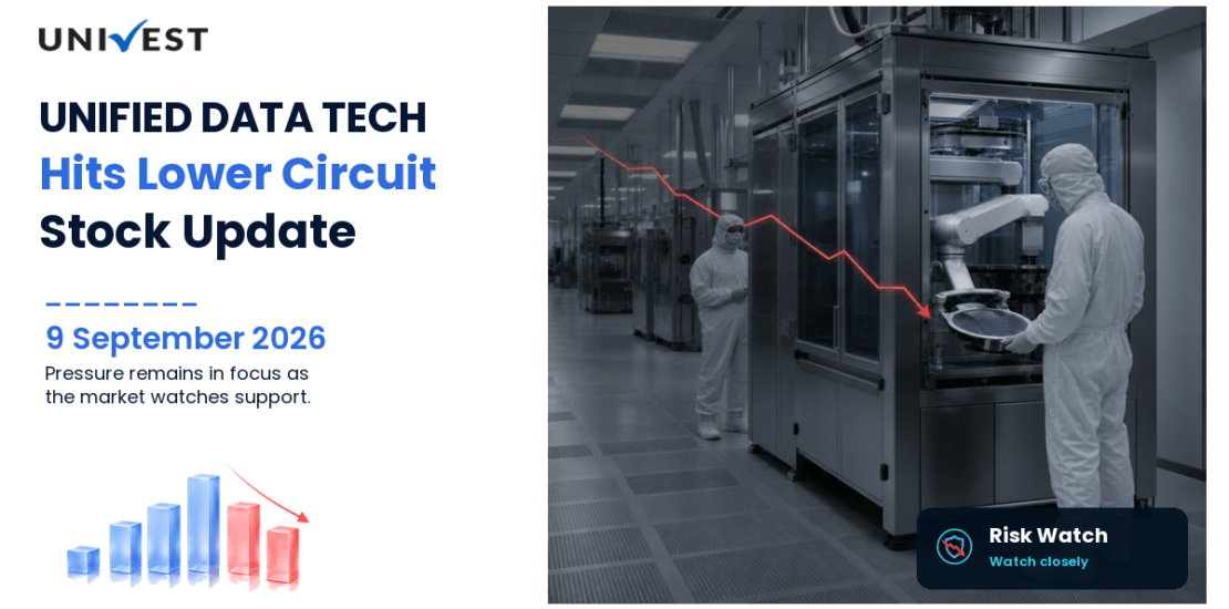 UNIFIED DATA TECH SOLUTIONS LI Hits Lower Circuit on BSE, 9 September 2026