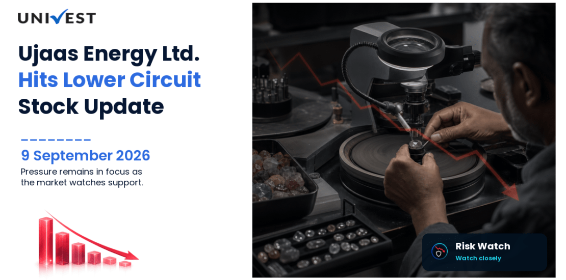 Ujaas Energy Ltd. Hits Lower Circuit on BSE, 9 September 2026