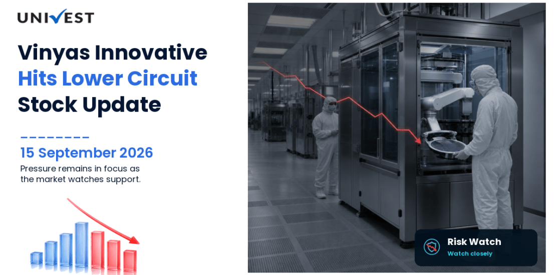 Vinyas Innovative Technologies Ltd. Hits Lower Circuit on NSE, 15 September 2026