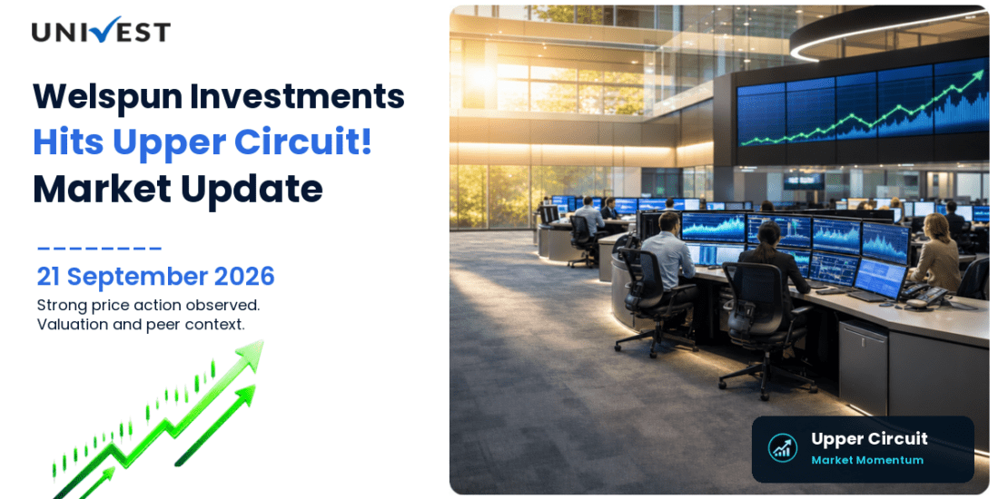Welspun Investments and Commercials Ltd. Hits Upper Circuit on NSE, 21 September 2026