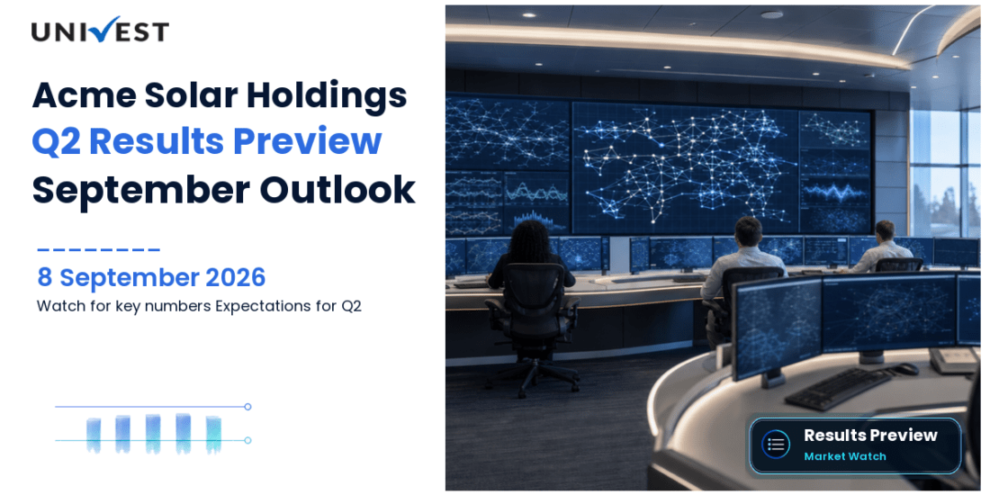 Acme Solar Holdings Q2 Results FY27 Preview: Results Date, Expectations and the Numbers That Will Decide the September 2026 Quarter
