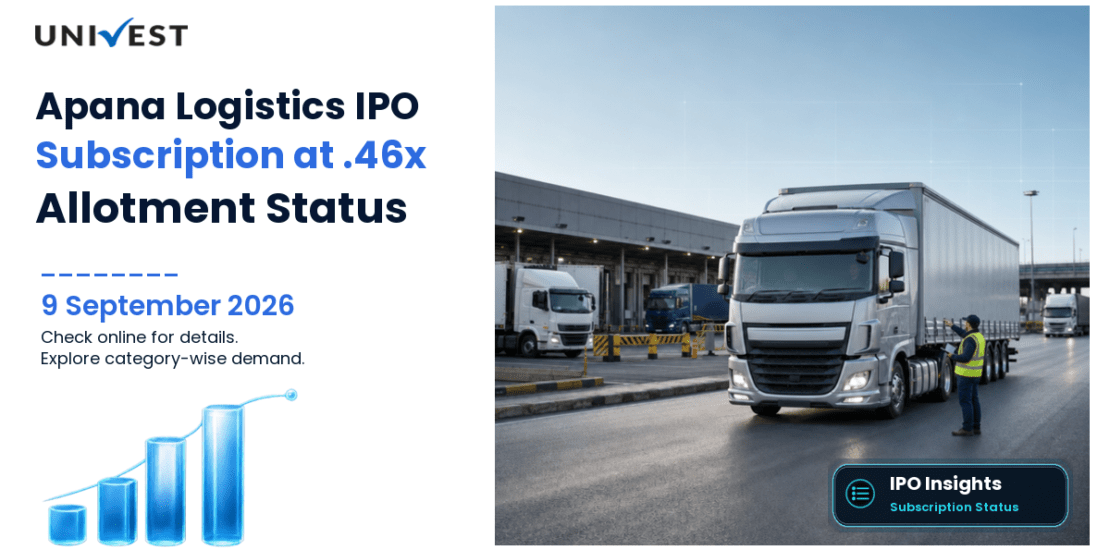 Apana Logistics IPO Allotment Status: 0.46x Subscribed, Check Online