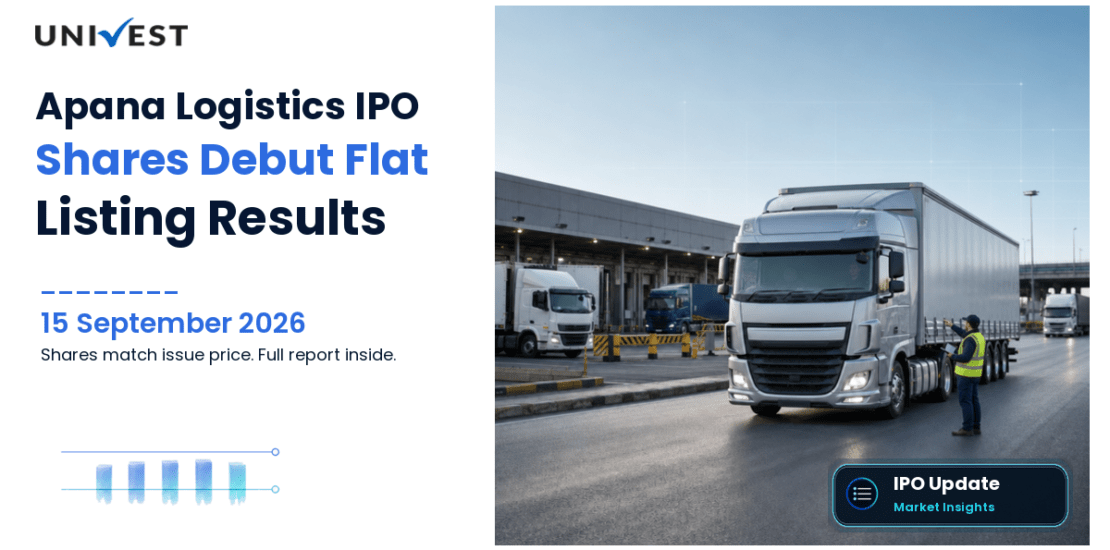 Apana Logistics IPO Listing: Shares Debut Flat at Rs 60 on BSE SME