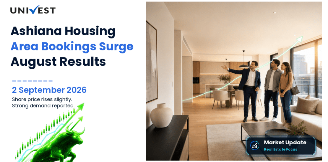 Ashiana Housing Share Price in Focus After Reporting Rs 165.93 Crore Area Bookings in August