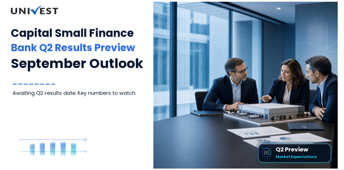 Capital Small Finance Bank Q2 Results FY27 Preview: Results Date, Expectations and the Numbers That Will Decide the September 2026 Quarter
