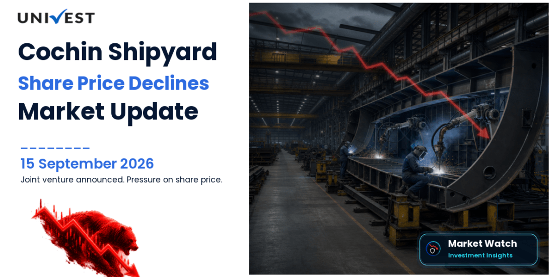 Cochin Shipyard Share Price Falls Despite Joint Venture Agreement With Drydocks World Dubai