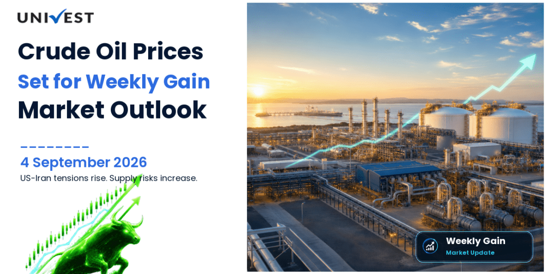 Crude Oil Price Today Set for Steepest Weekly Gain Since Mid-July on US-Iran Tensions