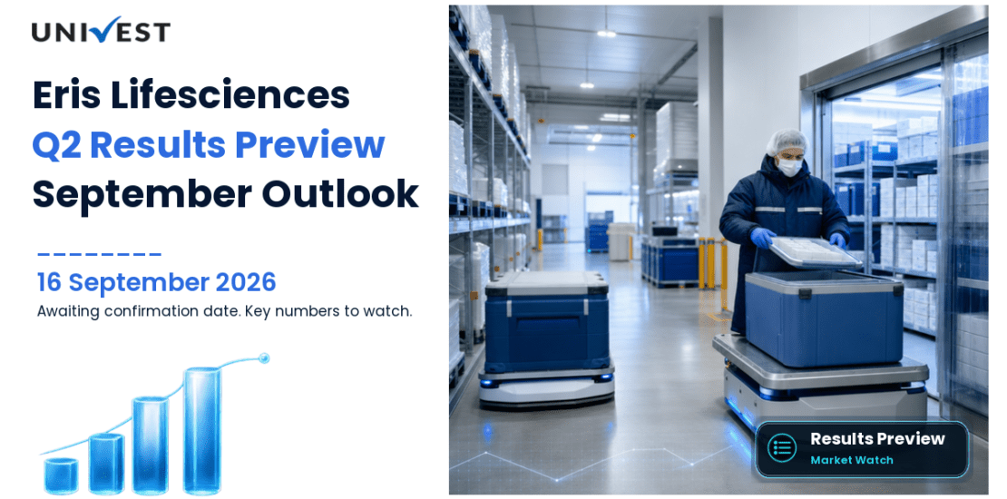 Eris Lifesciences Q2 Results FY27 Preview: Results Date, Expectations and the Numbers That Will Decide the September 2026 Quarter