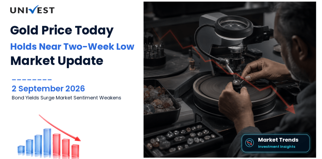 Gold Price Today: Holds Near 2-Week Low as Bond Yields Surge