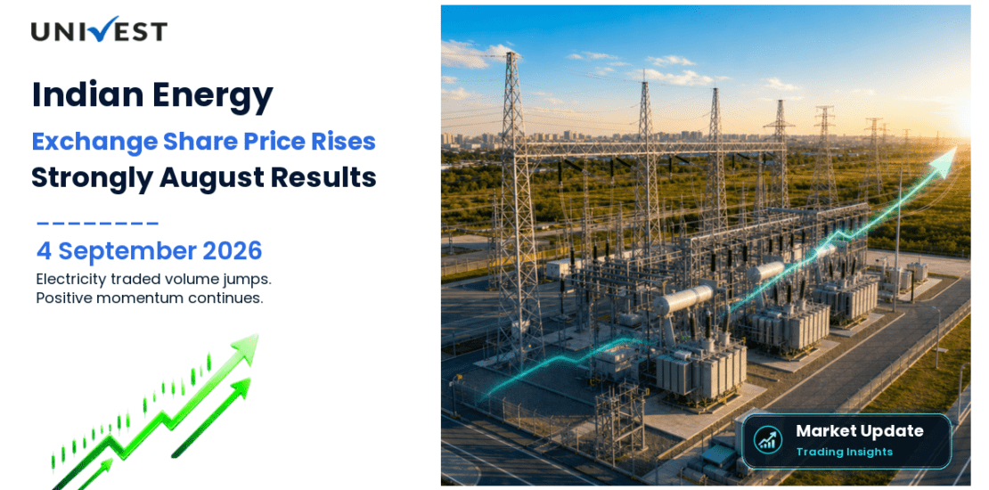 Indian Energy Exchange Share Price Rises as August Electricity Traded Volume Jumps 20.2 Percent Today