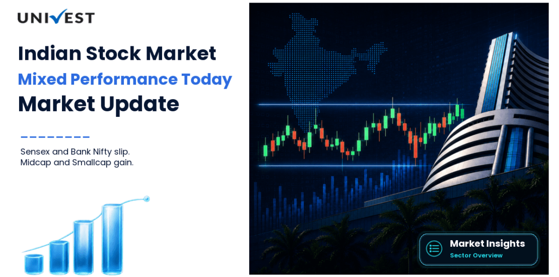 Indian Stock Market Today: Sensex, Bank Nifty Slip While Midcap and Smallcap Indices Gain
