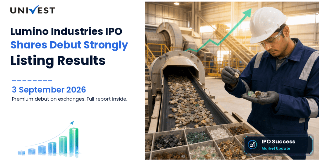 Lumino Industries IPO Listing: Shares Debut at 34.9% Premium on NSE, BSE