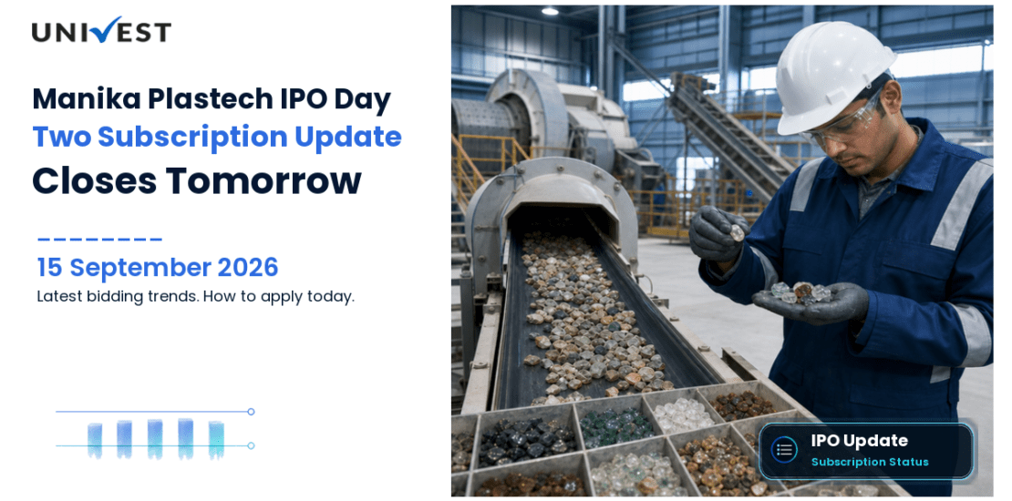 Manika Plastech IPO Day 2: Subscription Status on 15 September 2026