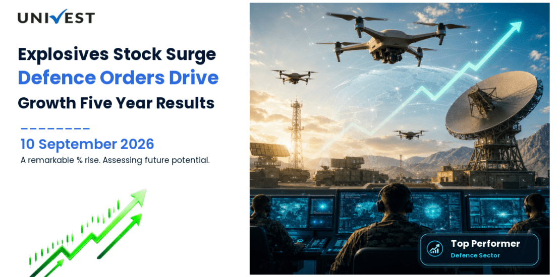 This Multibagger Explosives Stock Rises 965% in 5 Years: Defence Orders Power a 10x Run