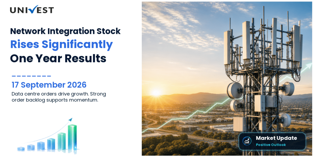 This Network Integration Stock Rises 56% in 1 Year: Data Centre Orders Do the Heavy Lifting